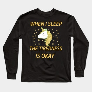 Lazy Unicorn Long Sleeve T-Shirt